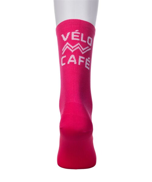 Sportsocken lang VÉLO-CAFÉ pink